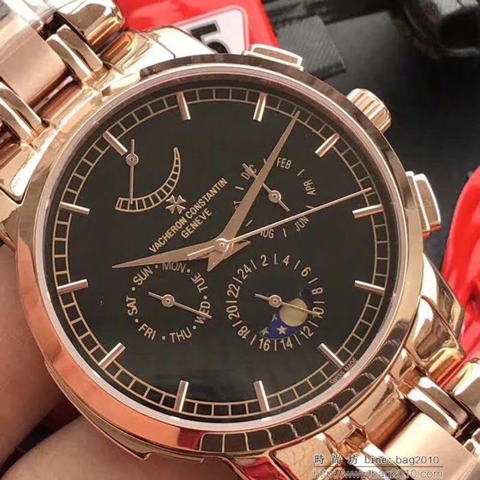 江詩丹頓 Vacheron Constantin F1精品 2019新款 進口9100多功能機芯 超強防水 高檔男士腕表  wssb4301
